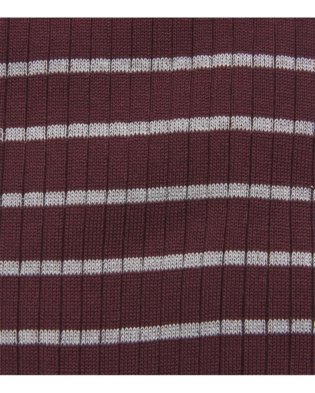 Harrods Red Cotton-Blend Stripe Ribbed Socks for men