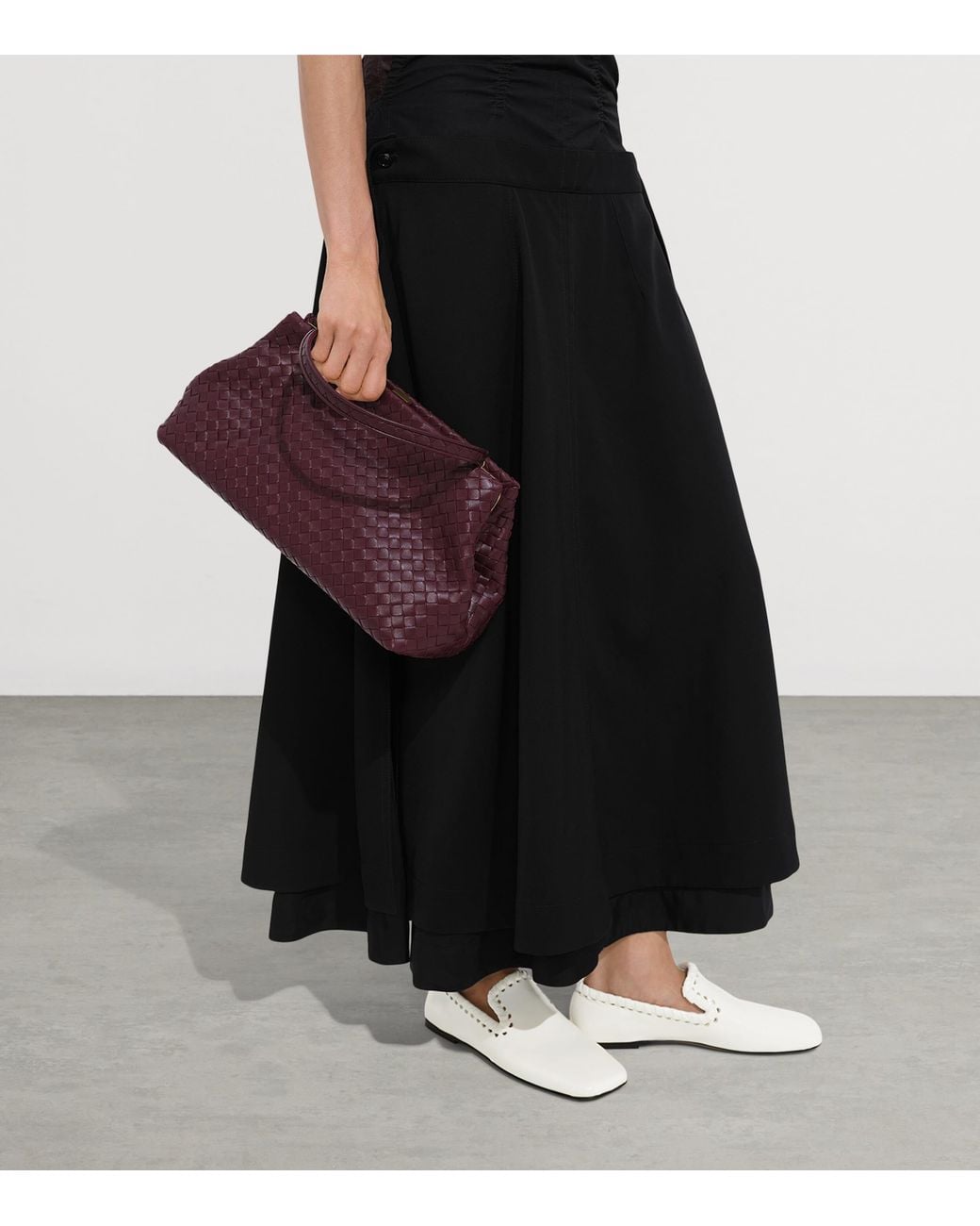 Bottega Veneta Purple Leather The 1998 Top-Handle Bag
