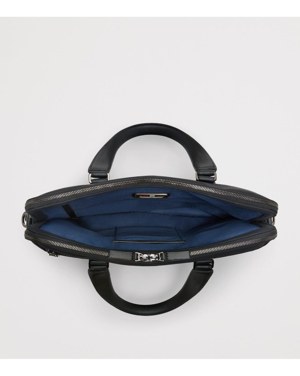 Tumi Black Harrison Briefcase for men