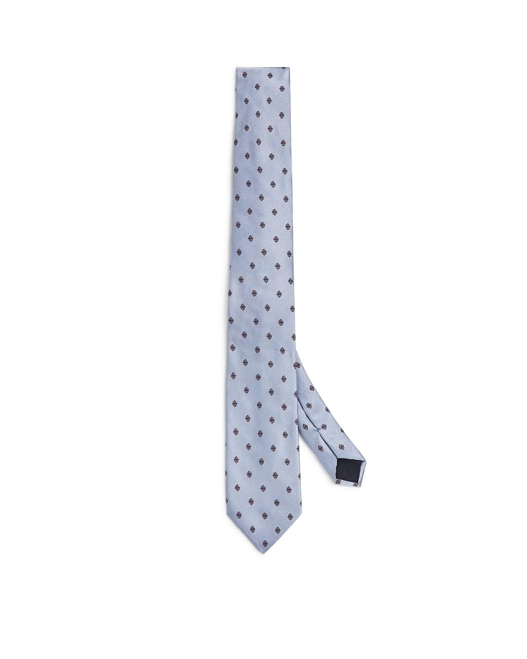 Harrods Blue Silk Jewel Jacquard Tie for men