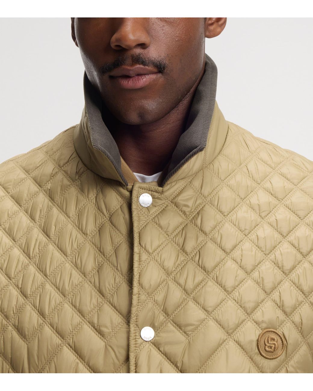 Boss Green Water-Repellent Quilted Field Jacket for men