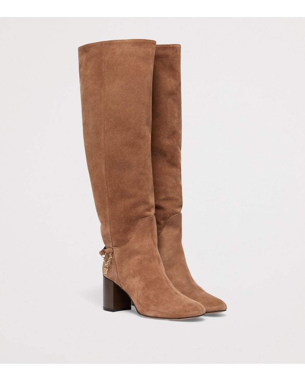 Marina Rinaldi Brown Suede Knee-High Boots 80