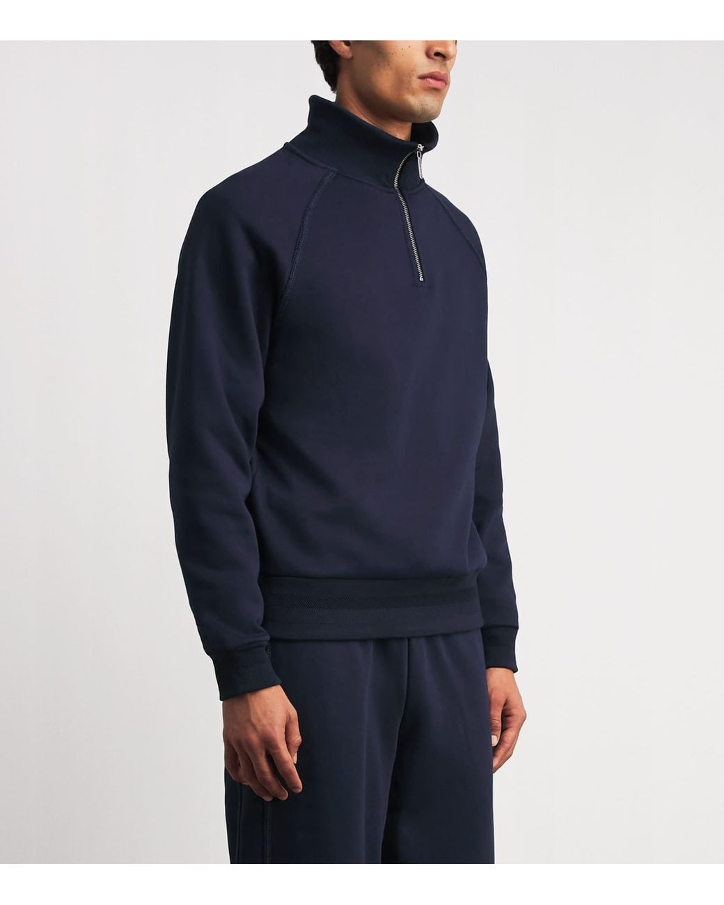 CHE Blue Varez Quarter-Zip Sweatshirt for men