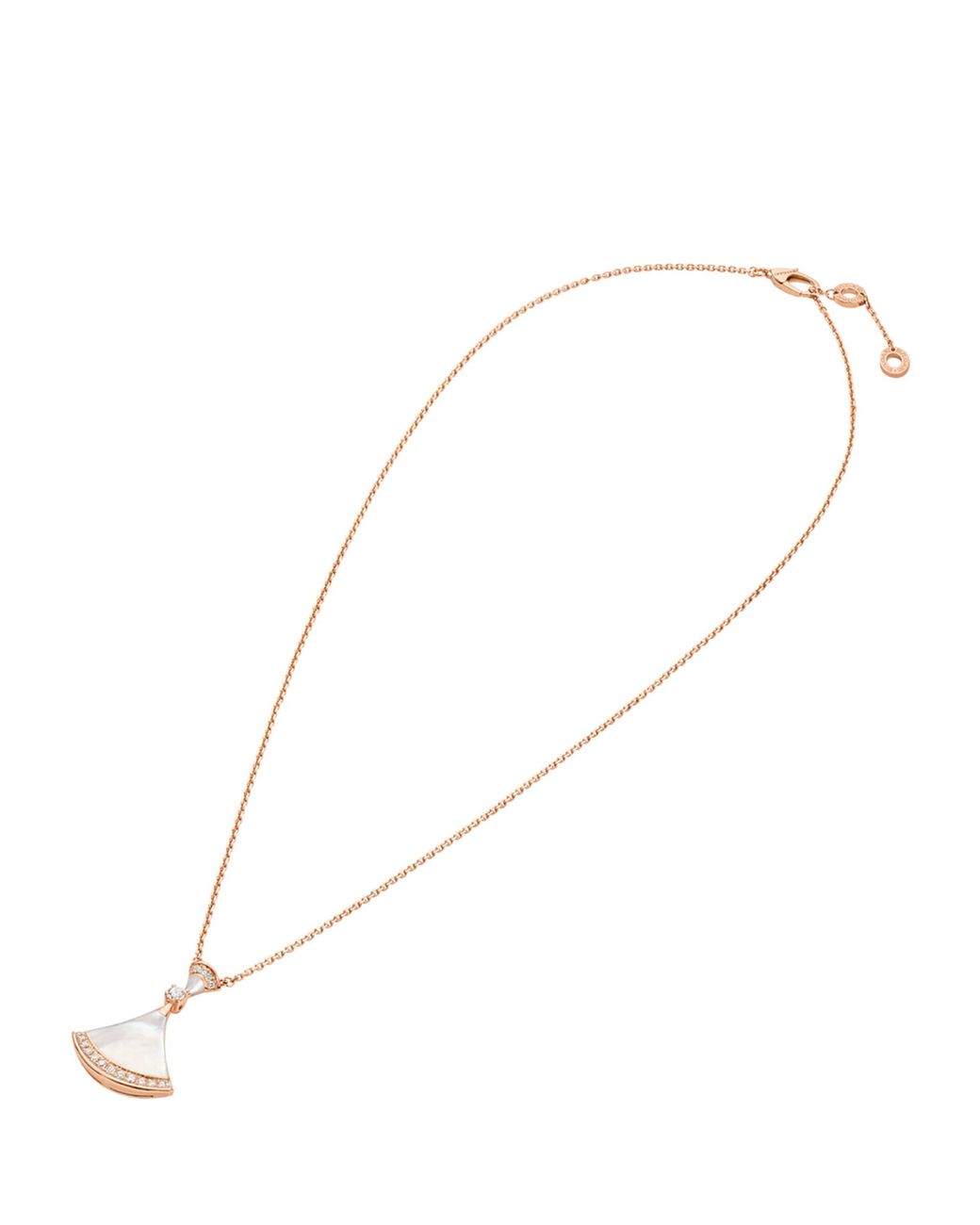 BVLGARI White Mother-Of-Pearl And Diamond Divas' Dream Necklace