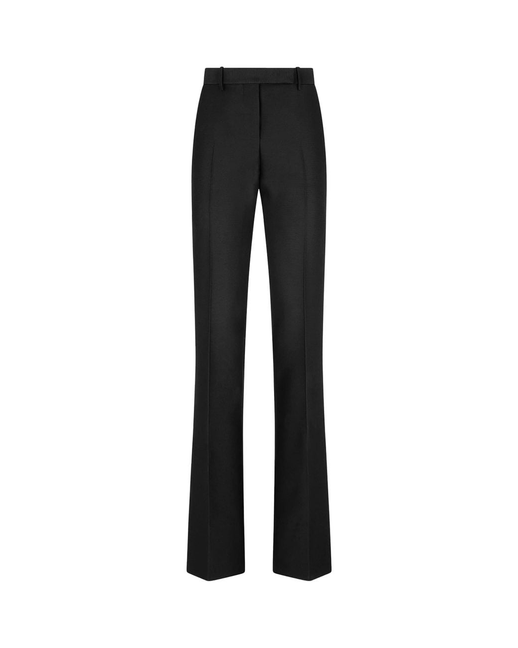 Tom Ford Black Wool-Silk Tailored Trousers