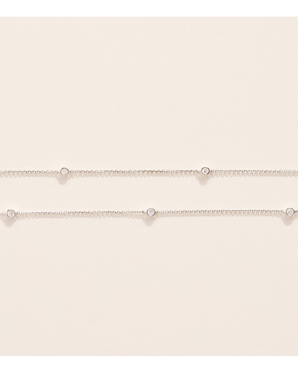 Rosa De La Cruz Natural And Diamond Dot Necklace