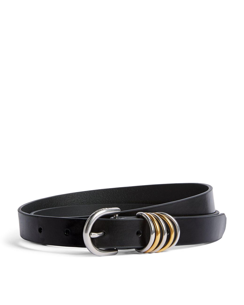 Rag & Bone Black Leather Sasha Belt