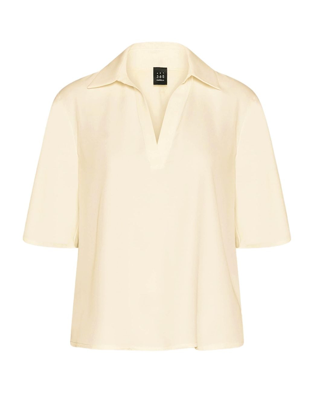 Marella Natural Satin Polo Shirt