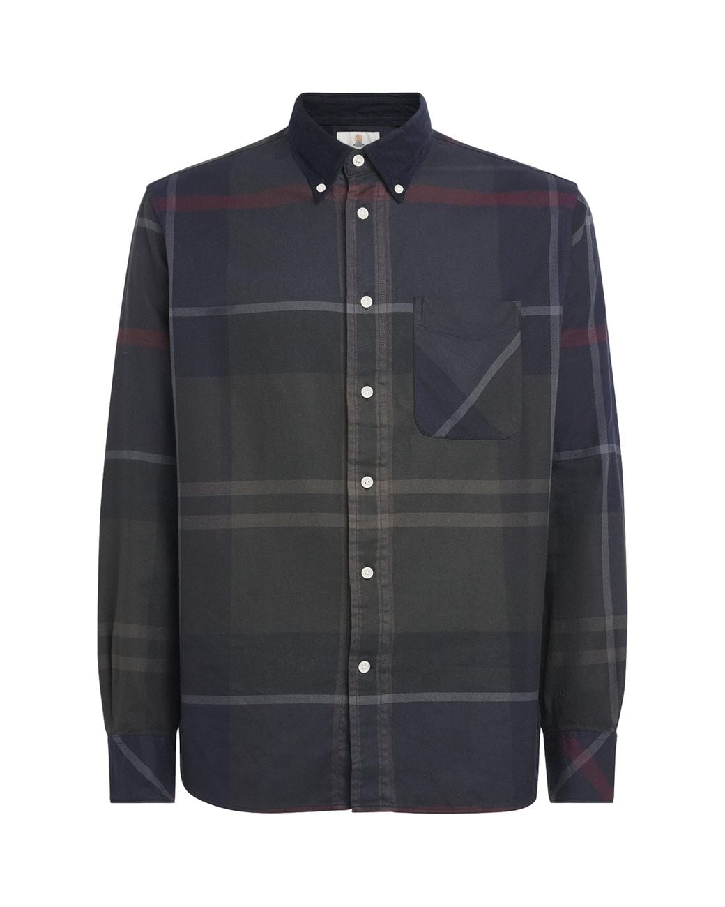 Barbour Blue Cotton Tartan Dunoon Shirt for men