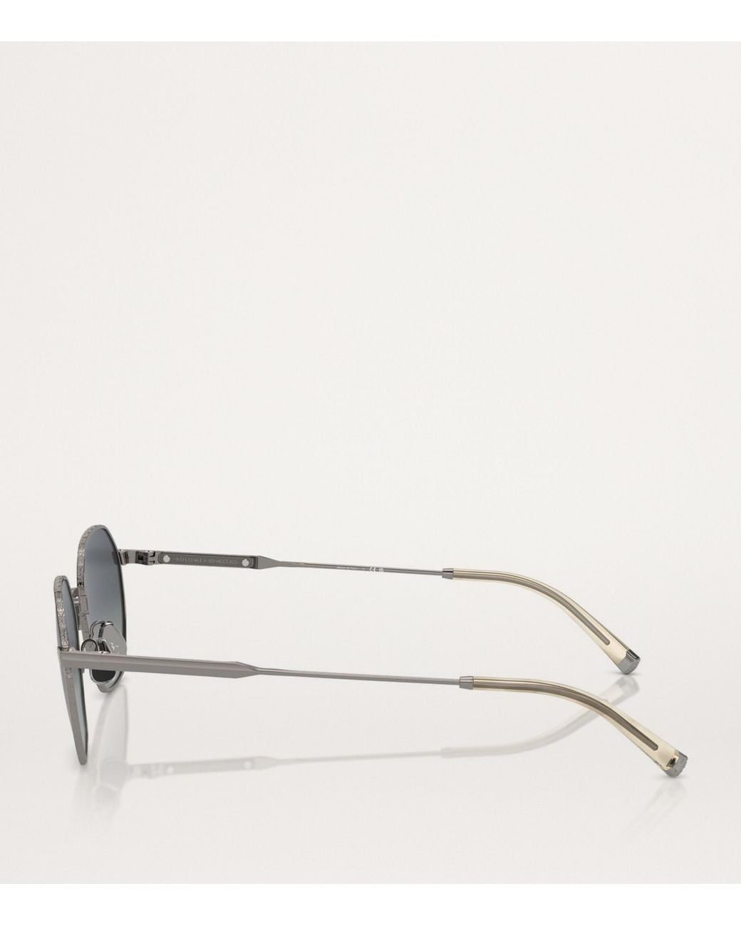 Brunello Cucinelli Gray Titanium Bc2003St Sunglasses