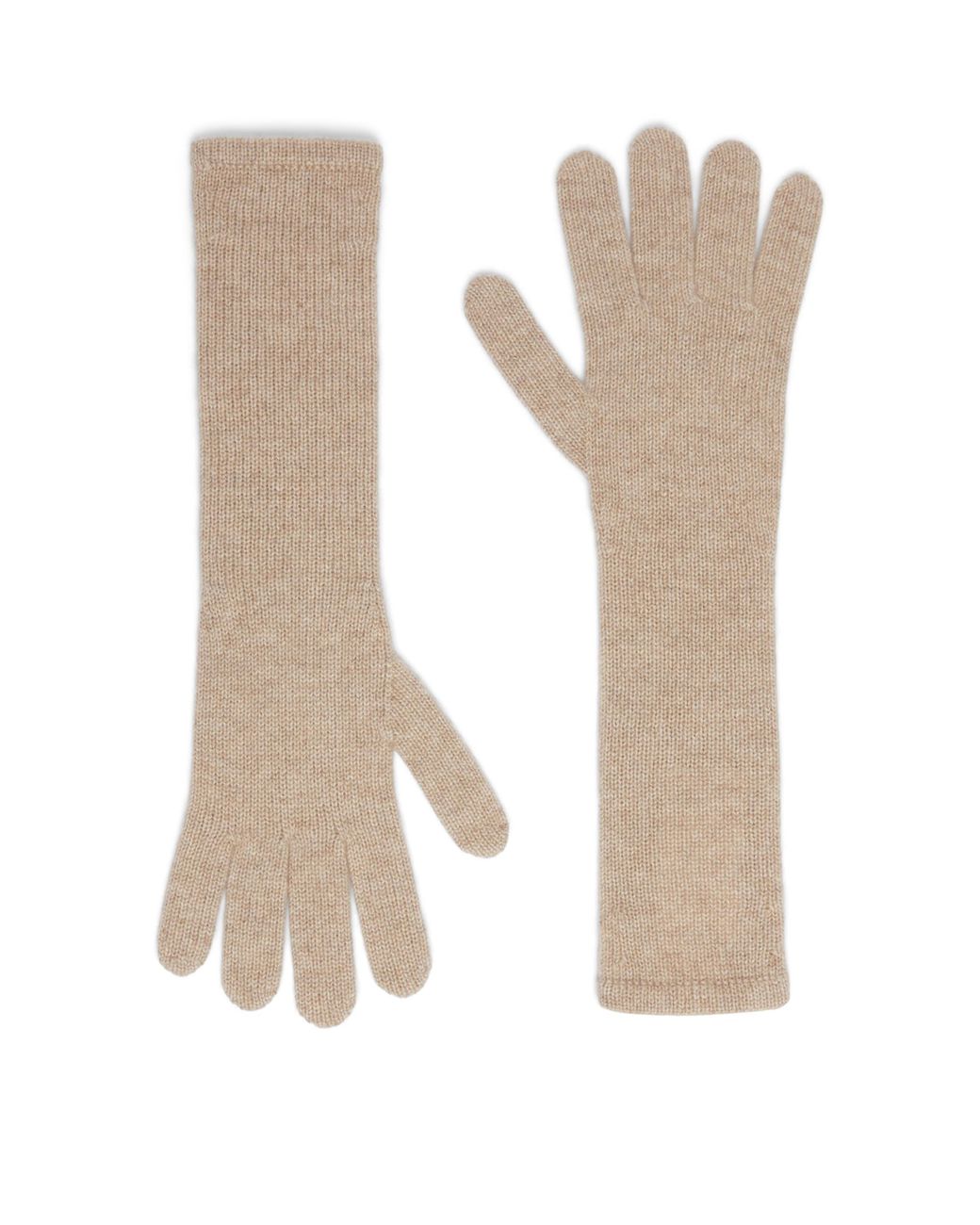Max Mara White Cashmere Gloves