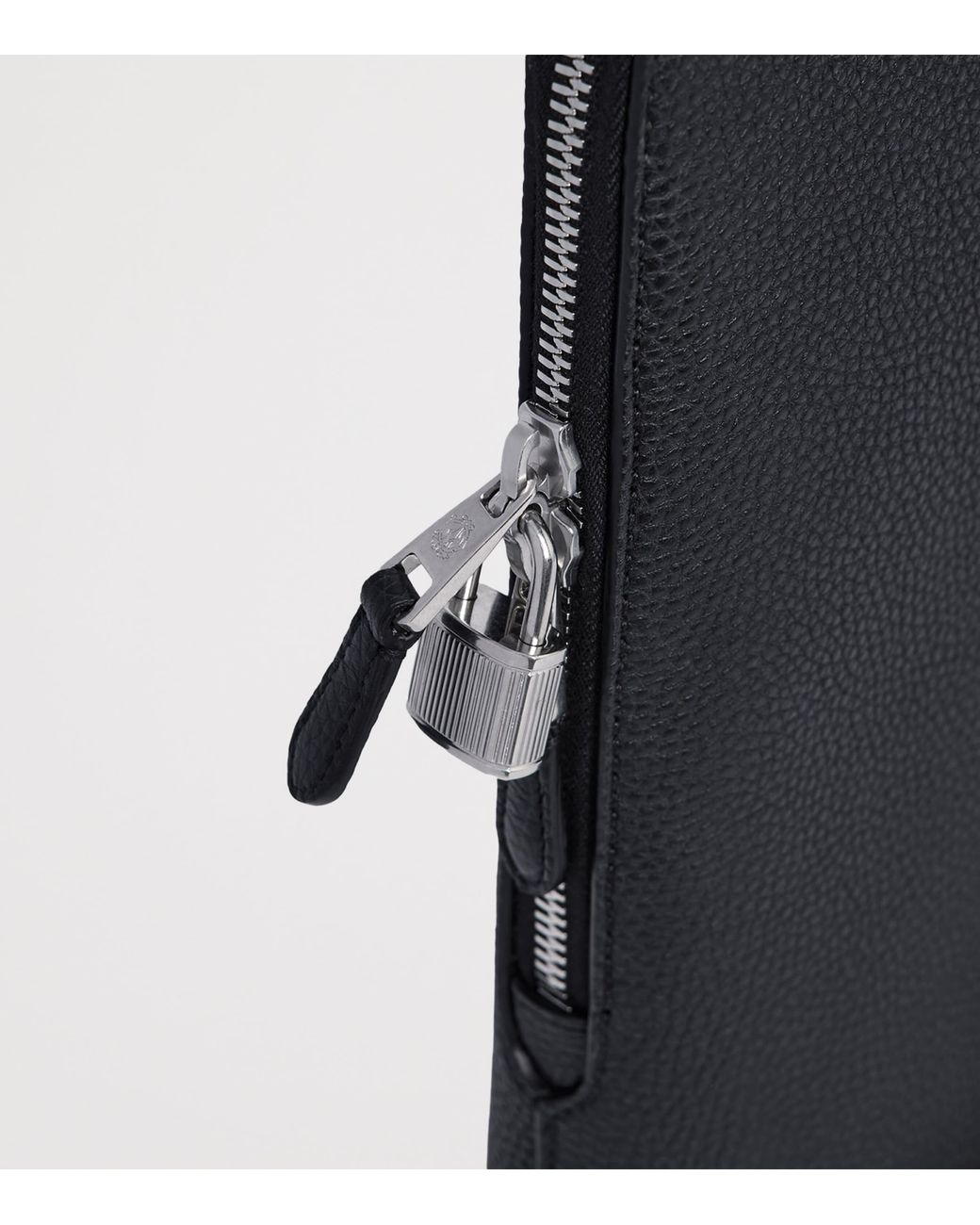 Dunhill Black Leather Bourdon 41 Briefcase for men