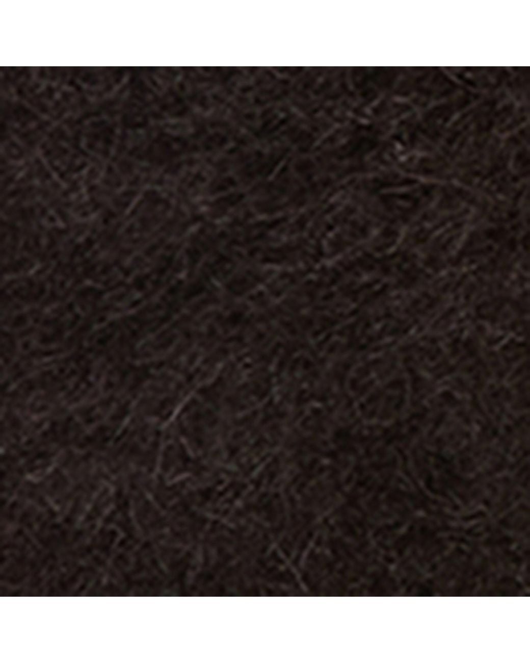 Max Mara Black Alpaca-Wool-Silk Gloves