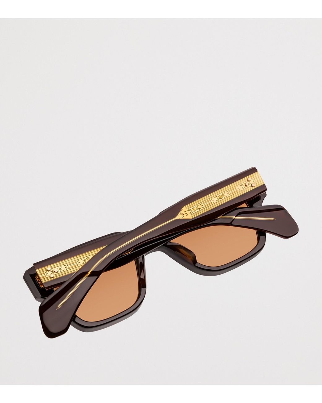 Jacques Marie Mage Black Acetate Fellini Sunglasses for men