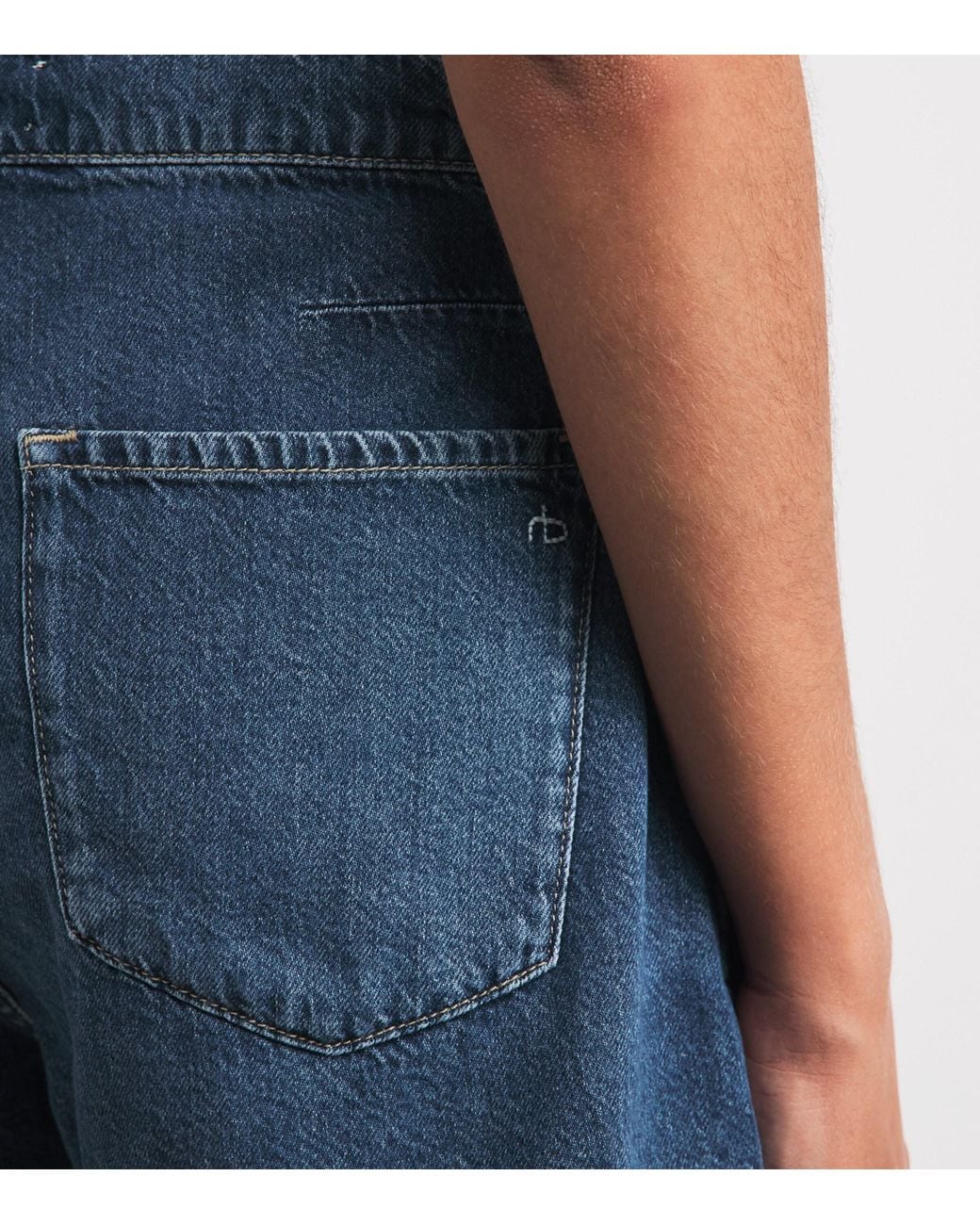 Rag & Bone Blue Nolan Denim Shorts