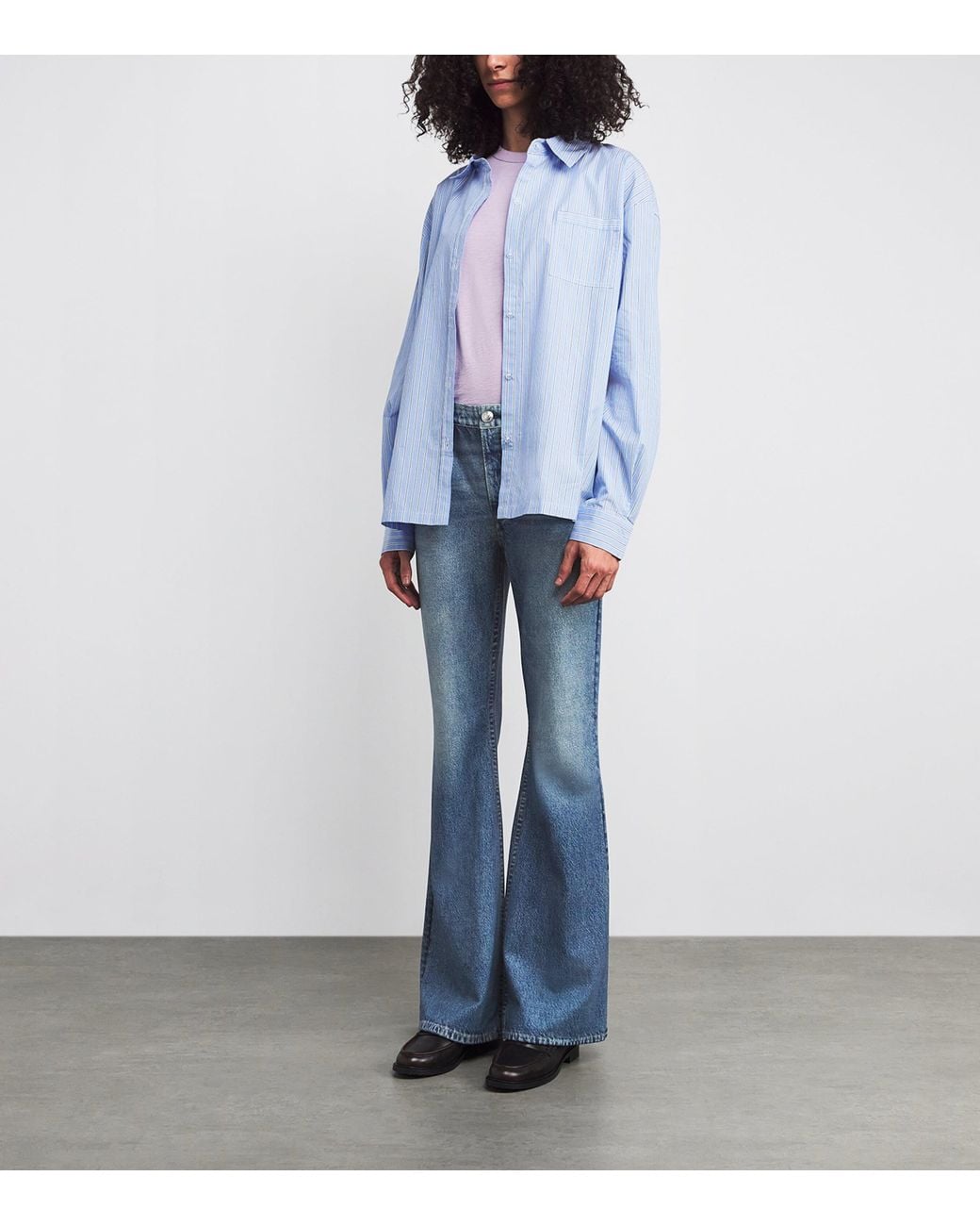 Rag & Bone Blue Ponte Miramar Dahlia Trousers