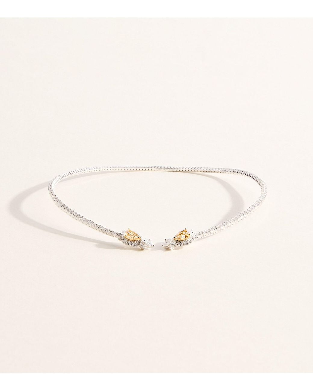 YEPREM Natural And Diamond Reign Supreme Necklace