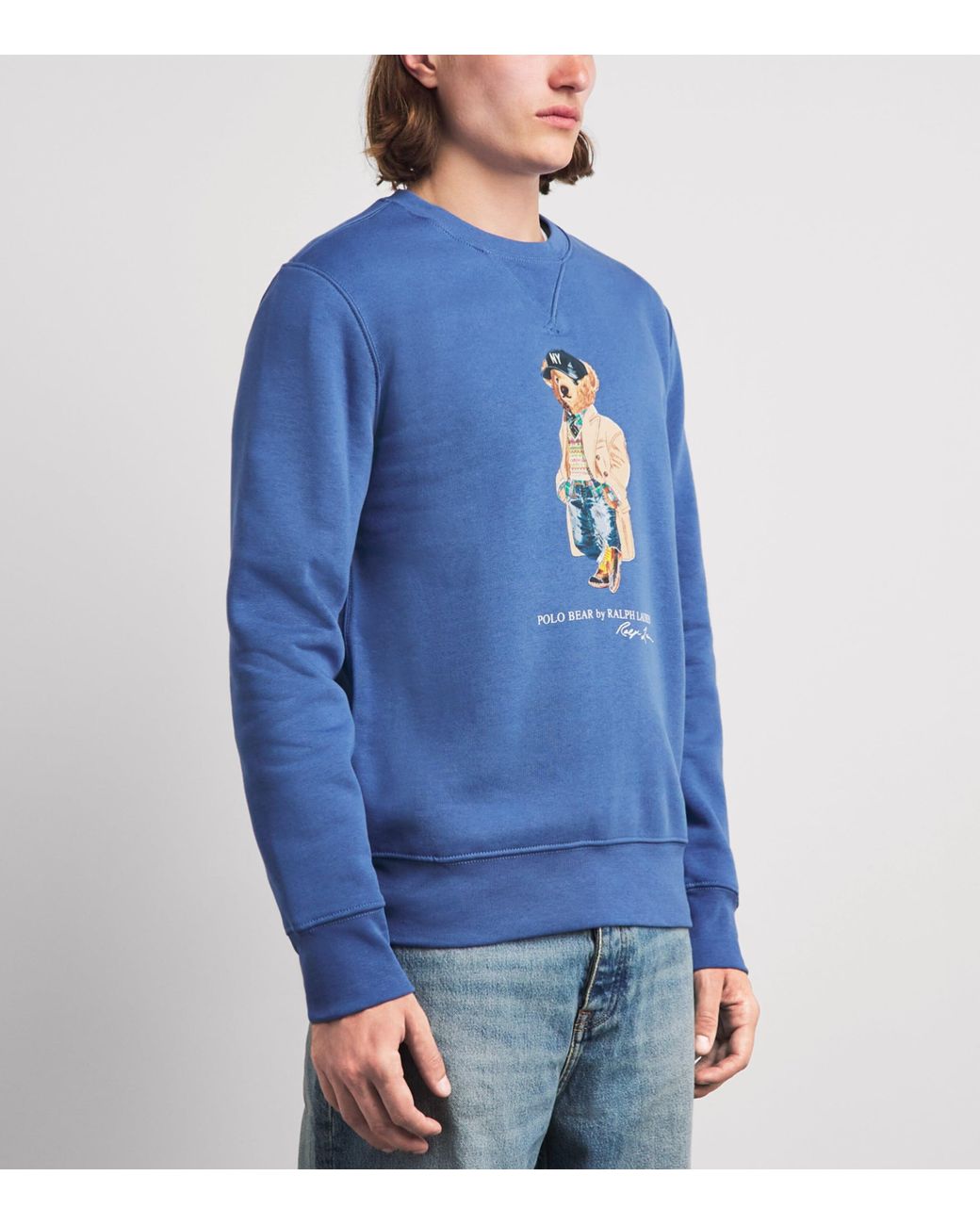 Polo Ralph Lauren Blue Polo Bear Sweatshirt for men