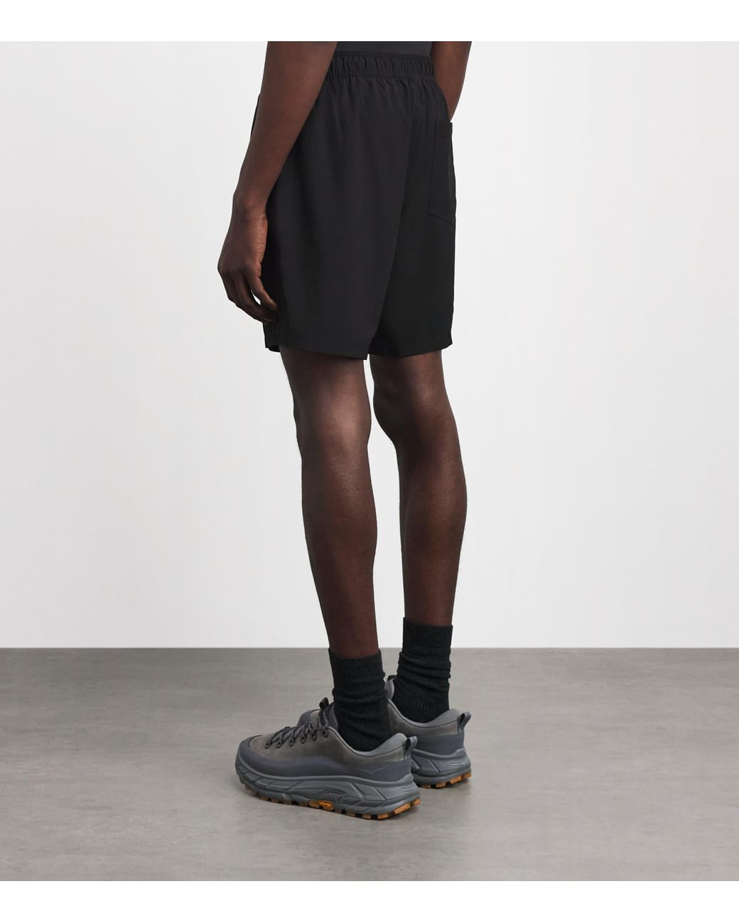 vuori Black Trail Shorts for men