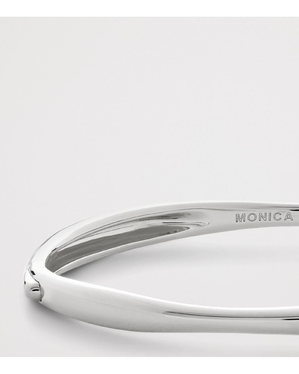 Monica Vinader White Sterling Nura Bangle