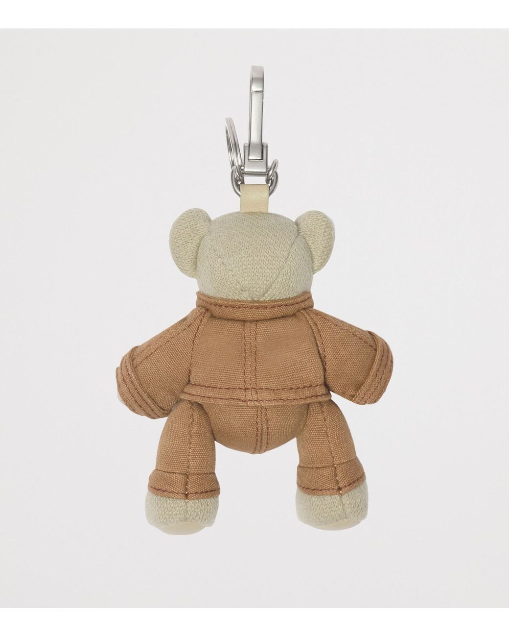 Burberry Metallic Wool-Cashmere Thomas Bear Charm