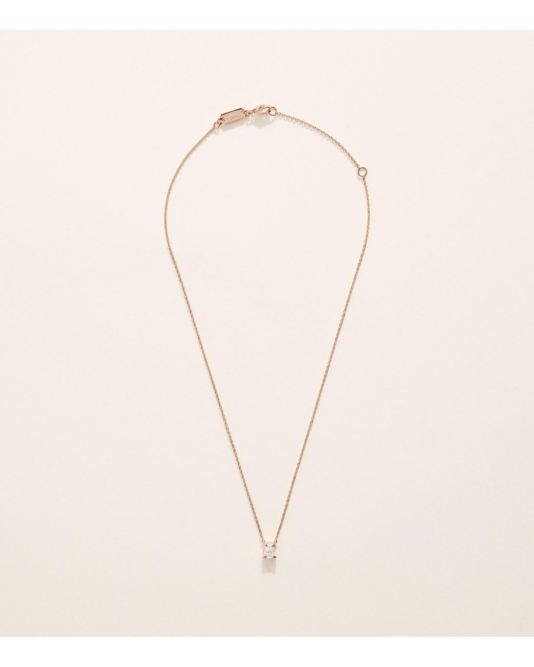 Harrods And Diamond Pendant Necklace in Natural | Lyst