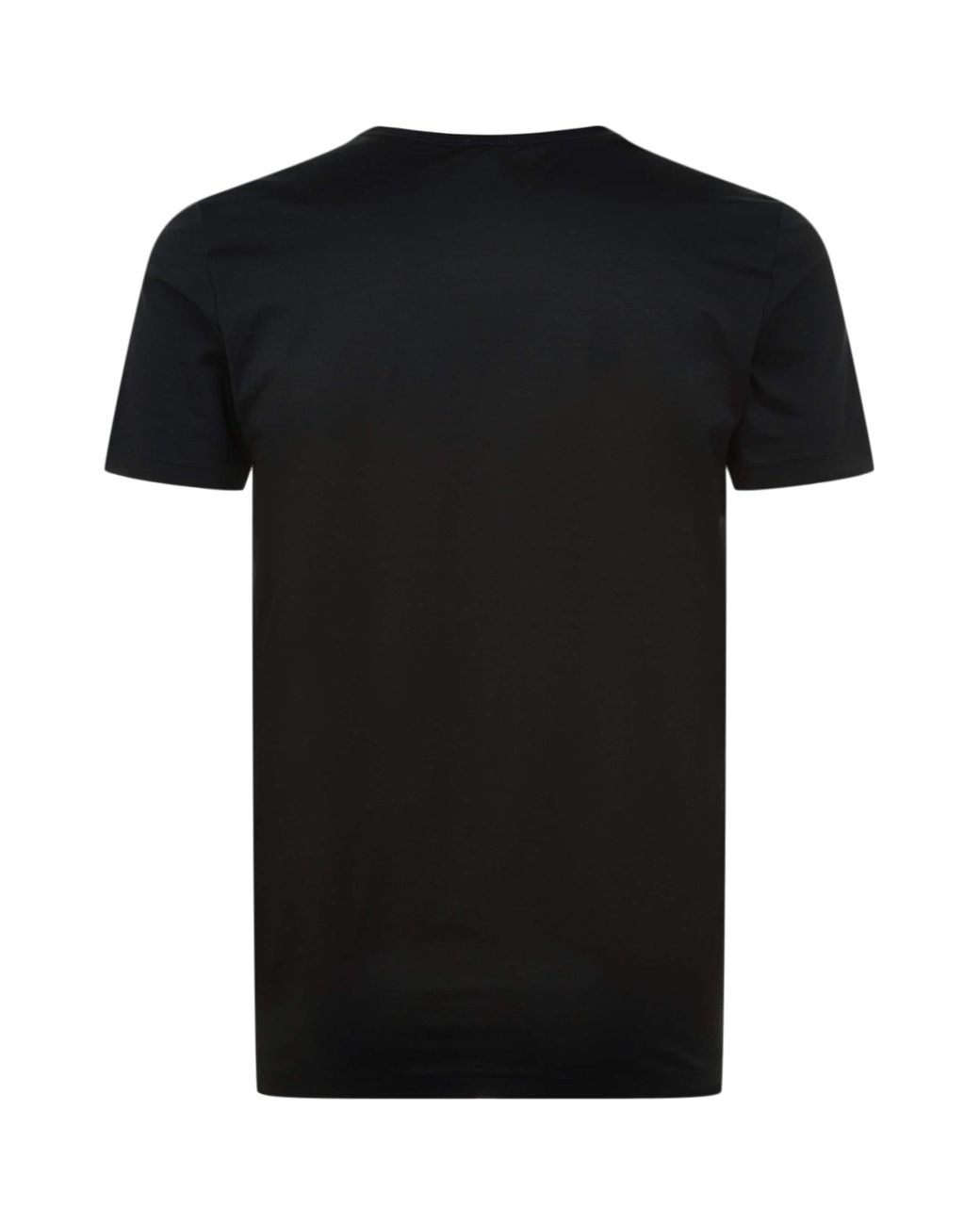 Zimmerli of Switzerland Black 172 Pure Comfort Round Neck T-Shirt for men