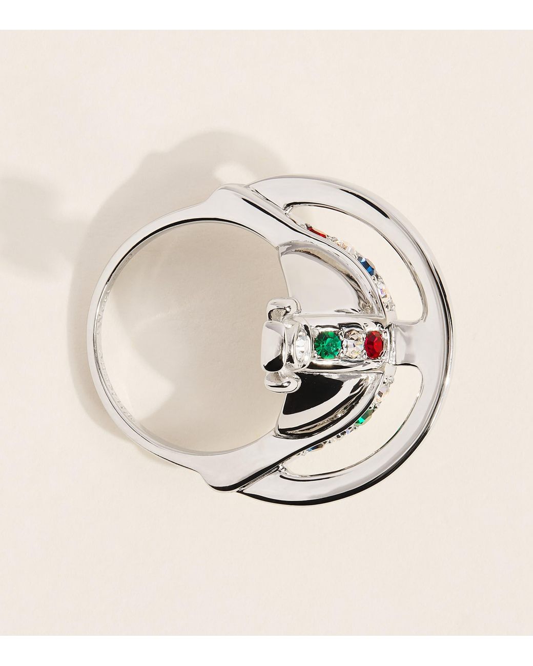 Vivienne Westwood Natural Solid Orb Ring for men