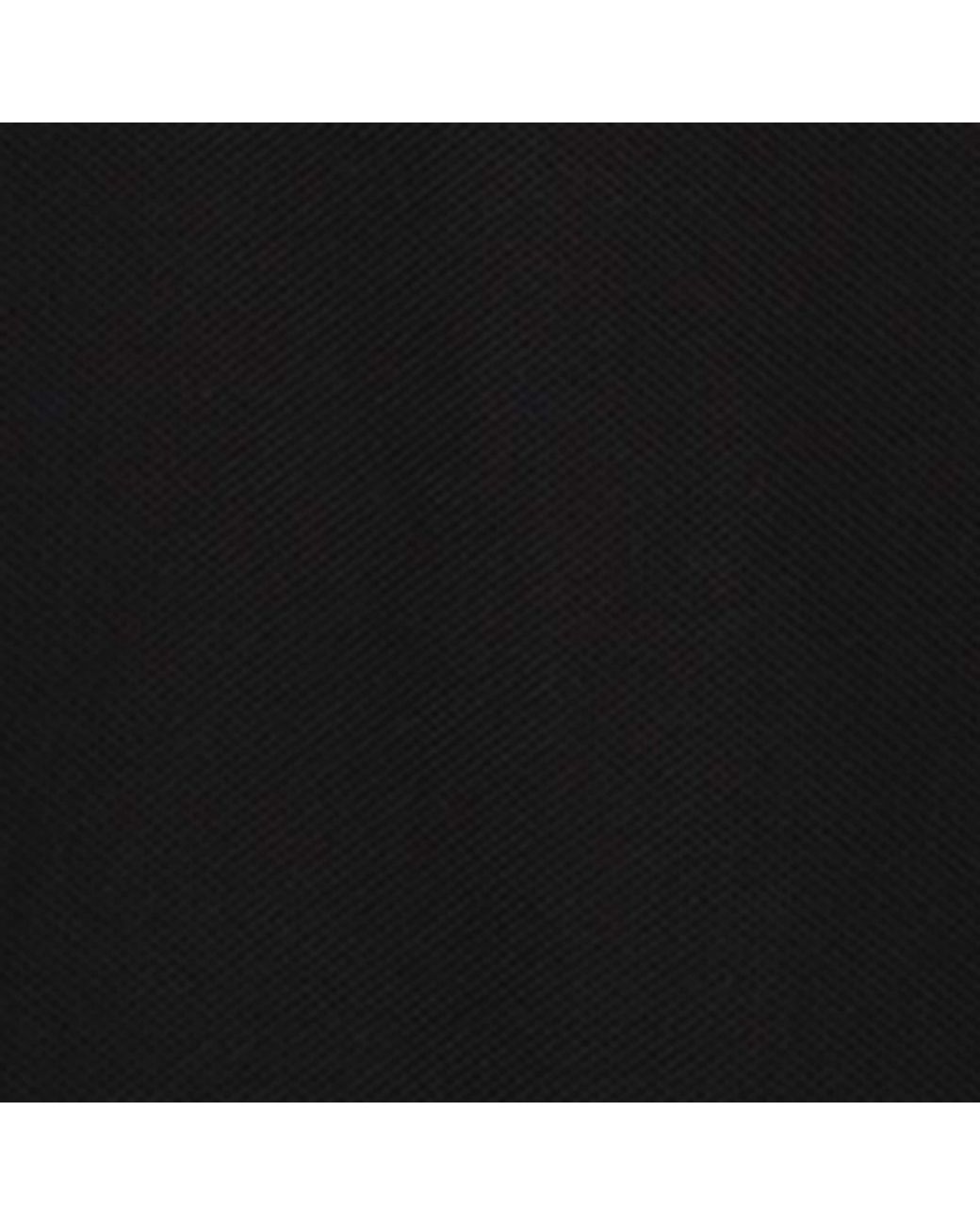 Burberry Black Check-Trim Polo Shirt for men