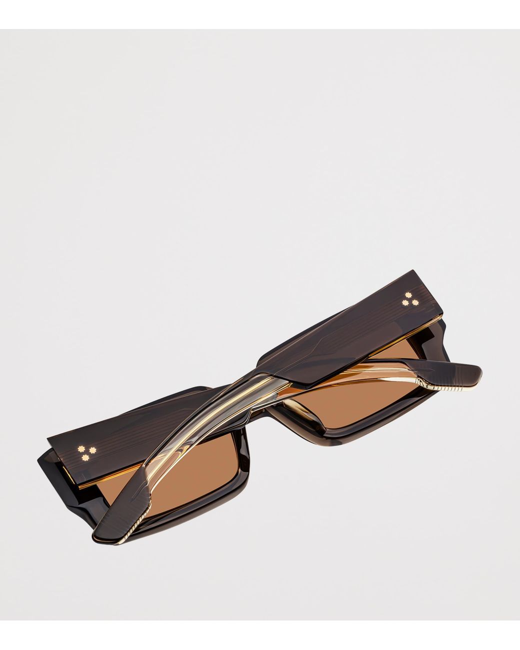 Jacques Marie Mage Black Quant Rectangle Sunglasses