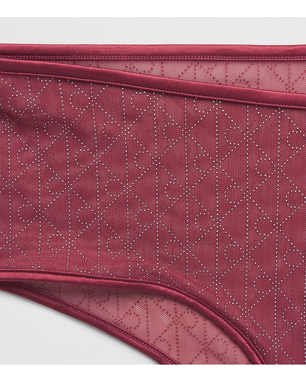 Calvin Klein Pink Ck Emblem Mesh Boyshorts