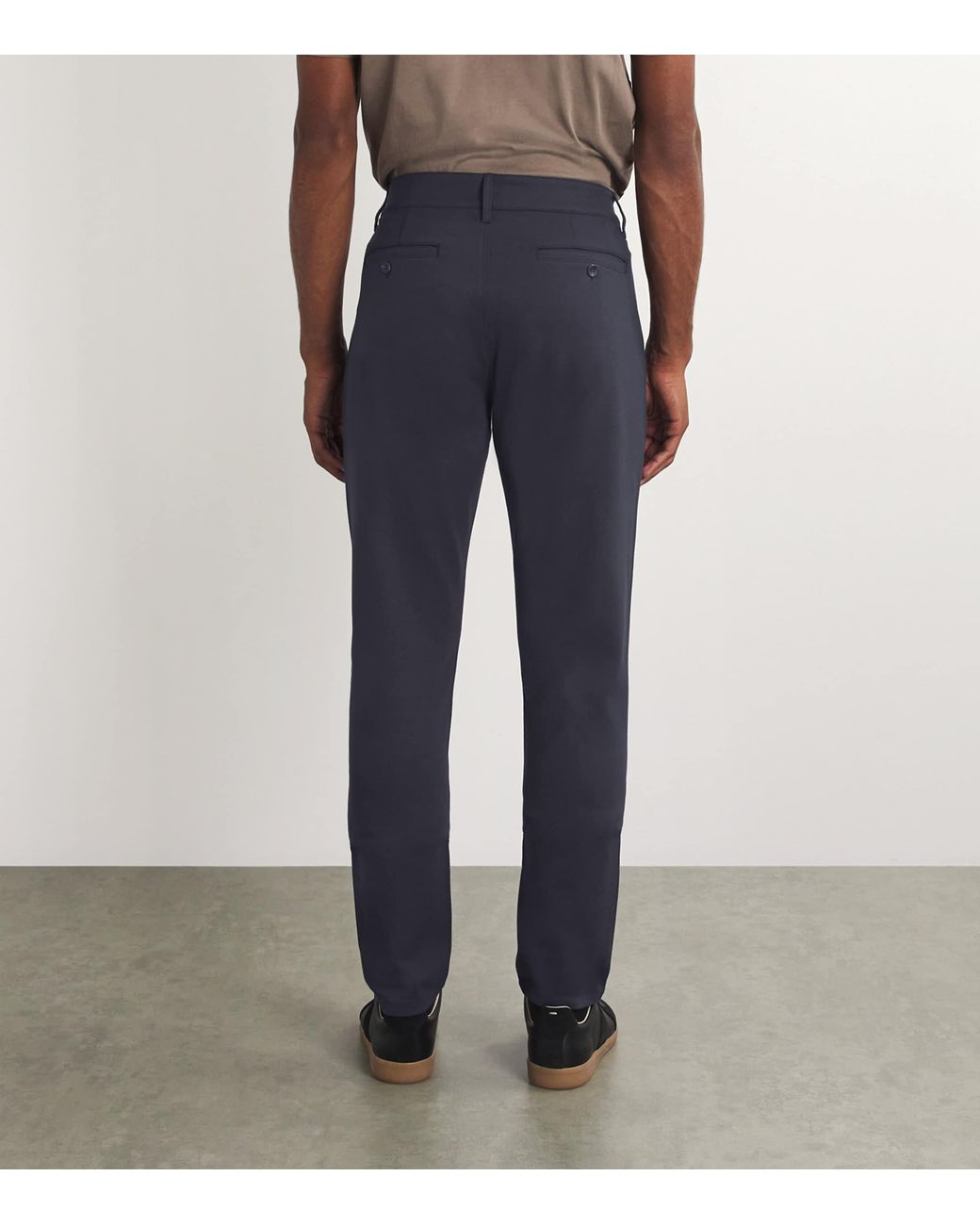 PAIGE Blue Stafford Trousers for men