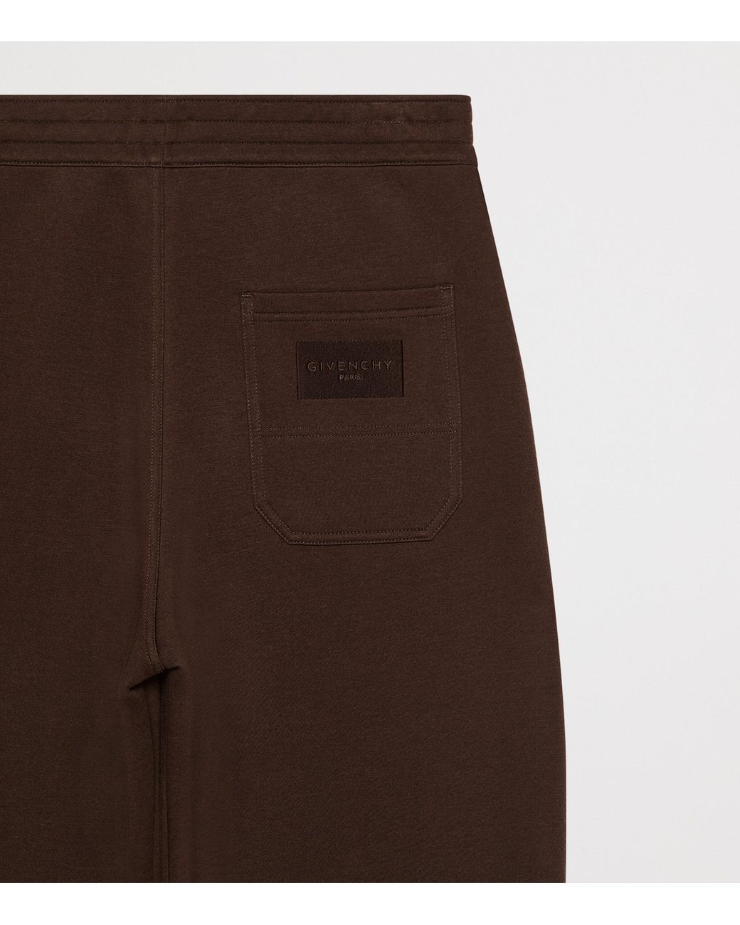 Givenchy Brown Couture Seam Sweatpants for men