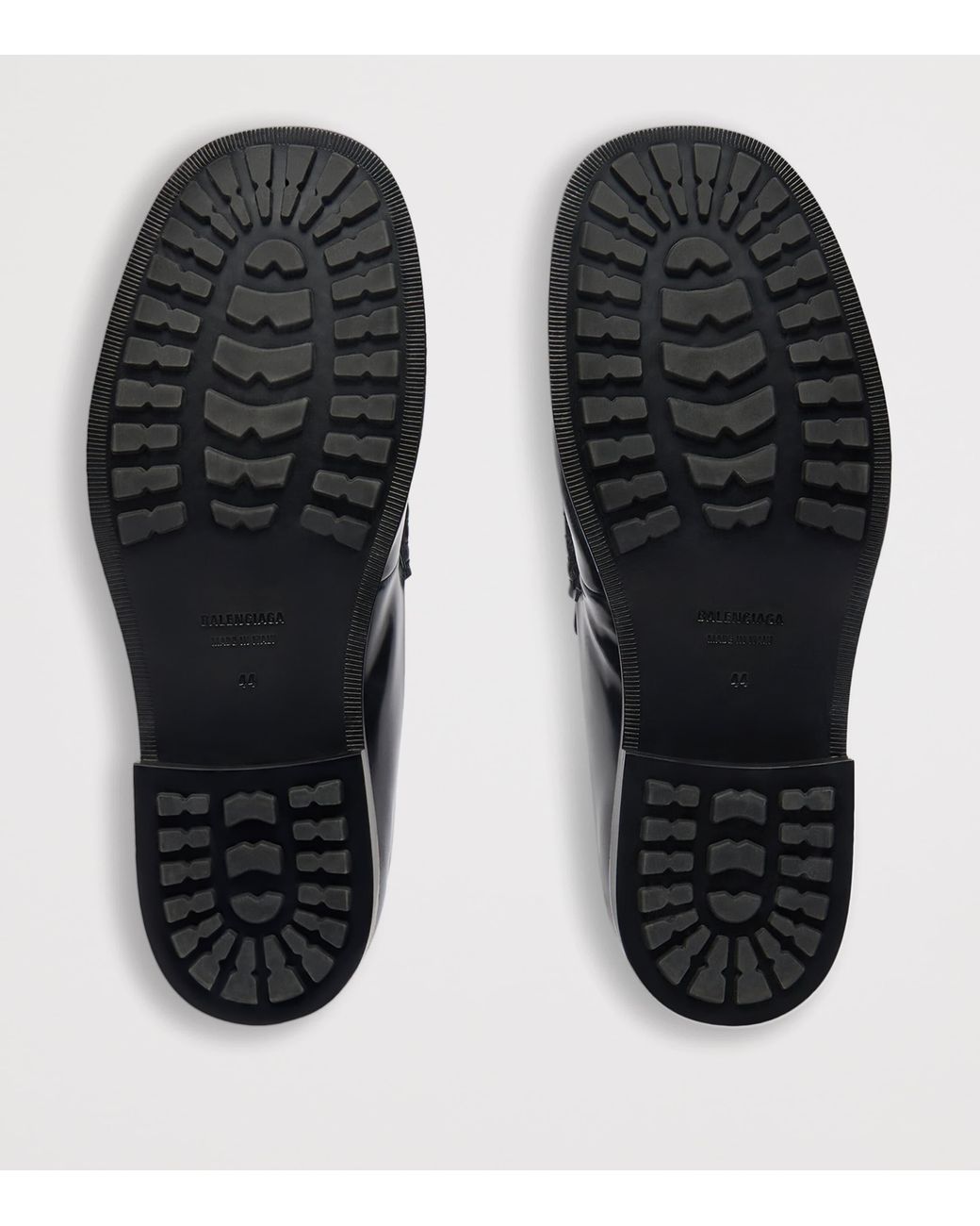 Balenciaga Black Patent Leather Comfy Loafers