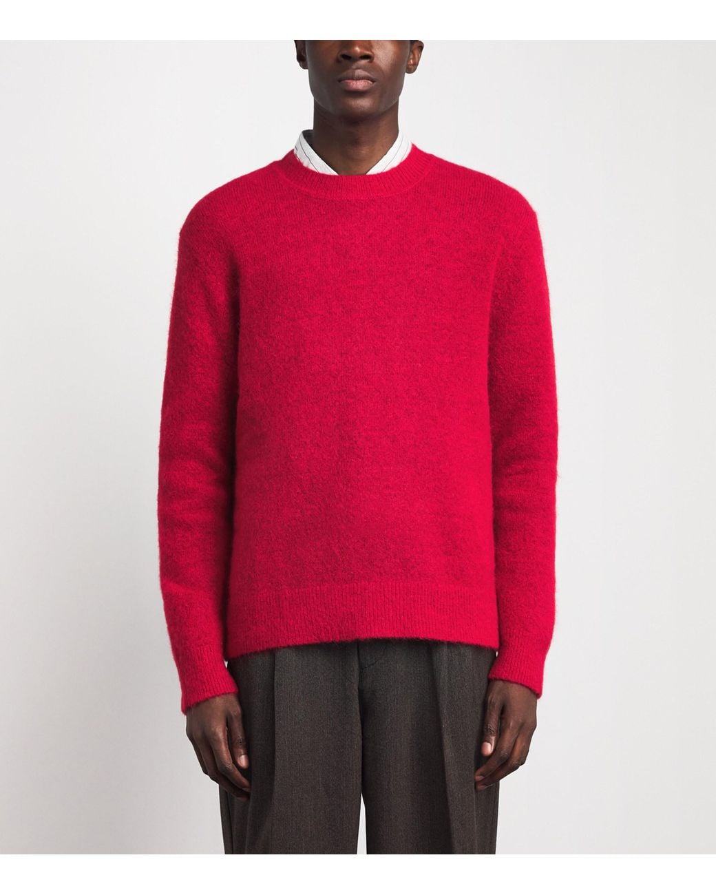 Wax London Red Wool-Blend Wilde Sweater for men