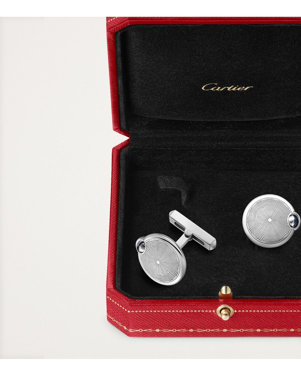 Cartier Metallic Ballon Bleu De Cufflinks for men