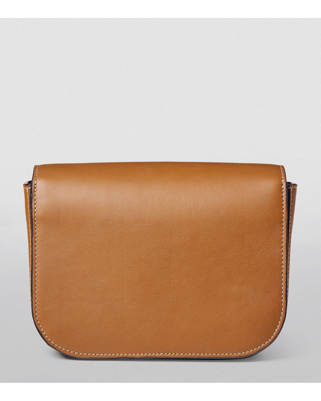 Aspinal Brown Leather Ella Cross-Body Bag