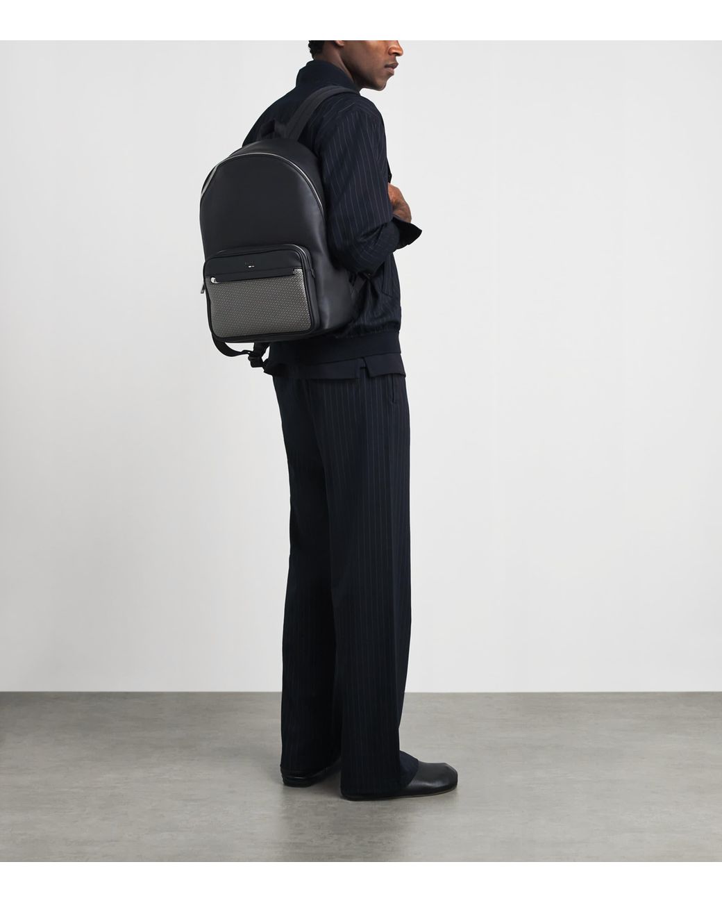 BOSS Monogram Backpack in Black for Men | Lyst