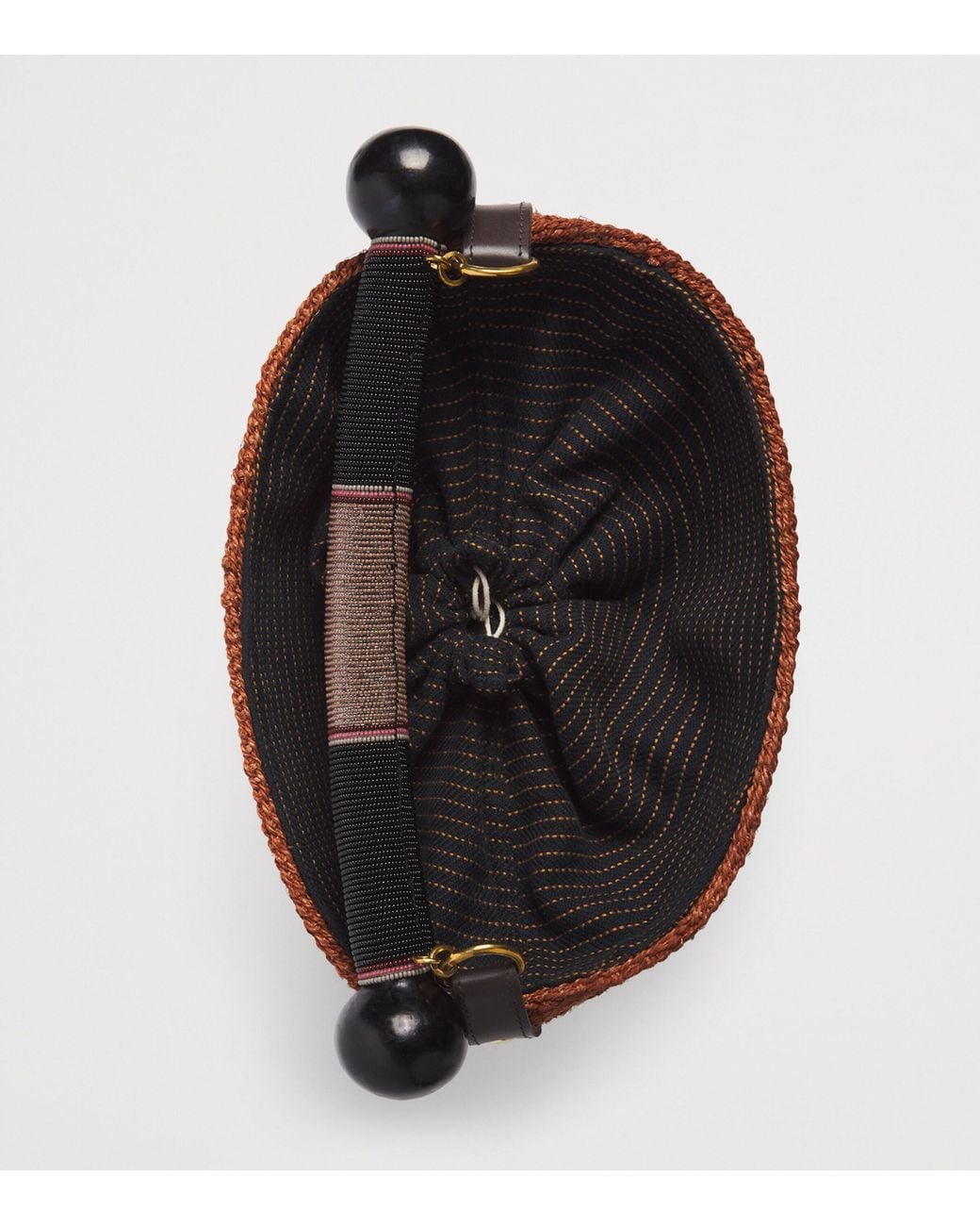 Studio Namnyak Brown Large Sisal Kiondo Basket Bag