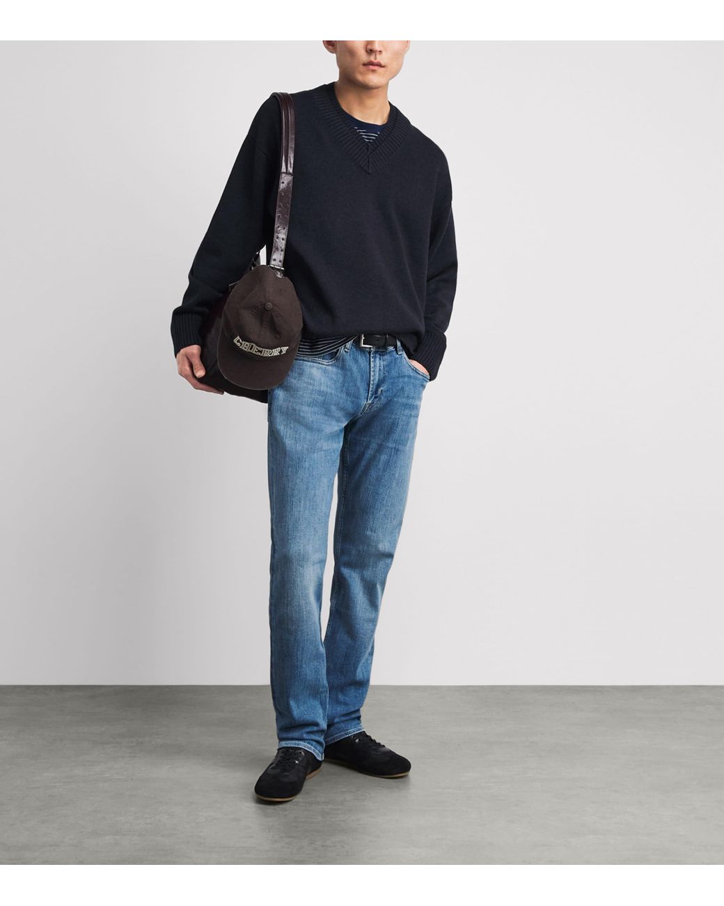 7 For All Mankind Blue The Straight Jeans for men