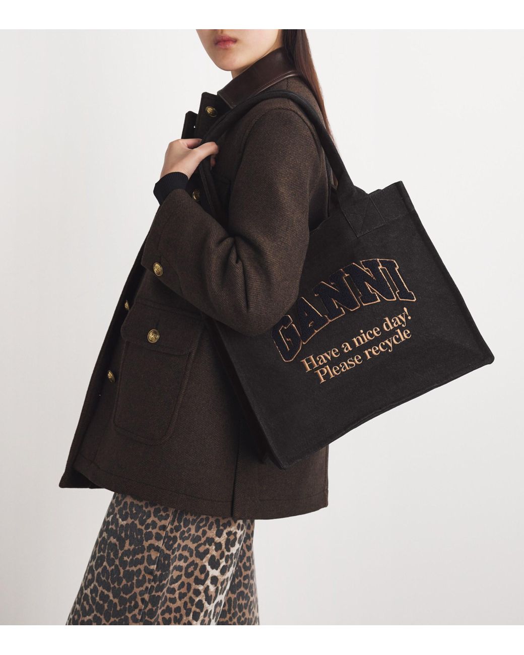 GANNI トートバッグ LARGE EASY SHOPPER A6629 A6647 0400022062222_BLACK?wid=600&