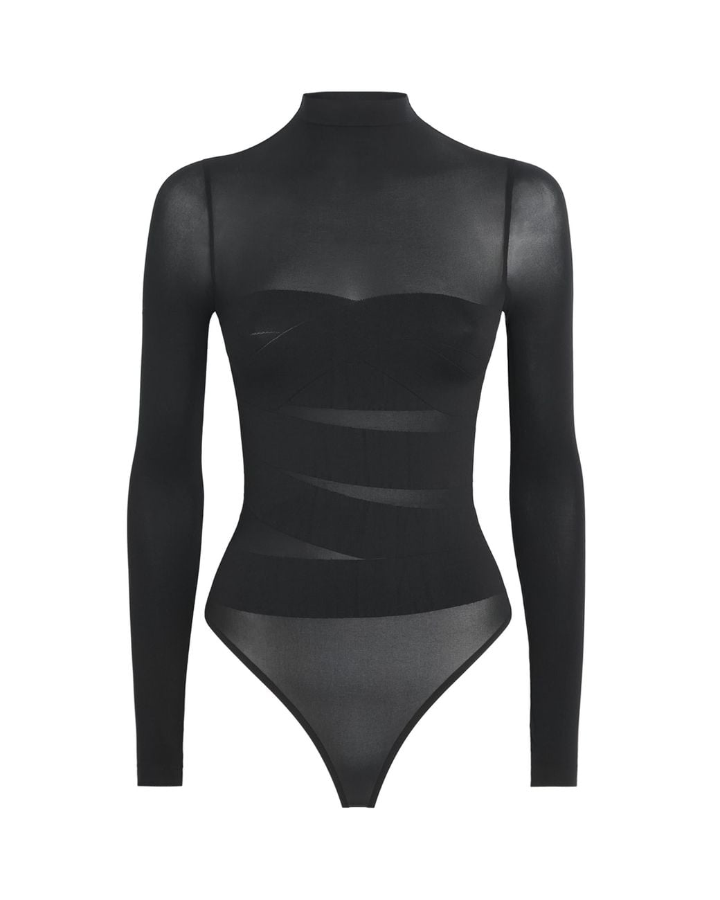 Wolford Black Infinite Wrap String Bodysuit