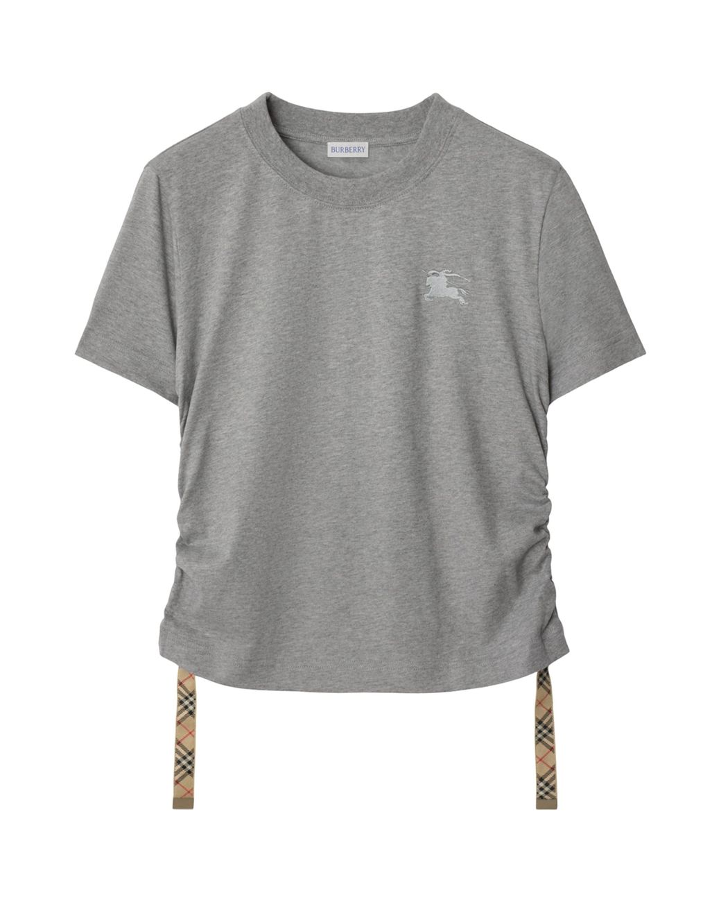 Burberry Gray Festival Cotton T-Shirt