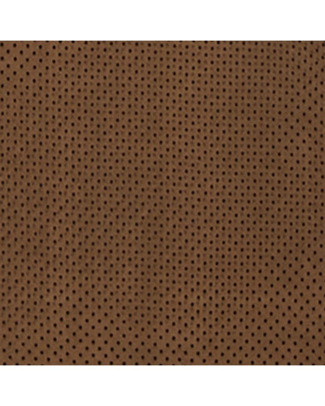 Tom Ford Brown Wool Leather-Trim Polo Shirt for men