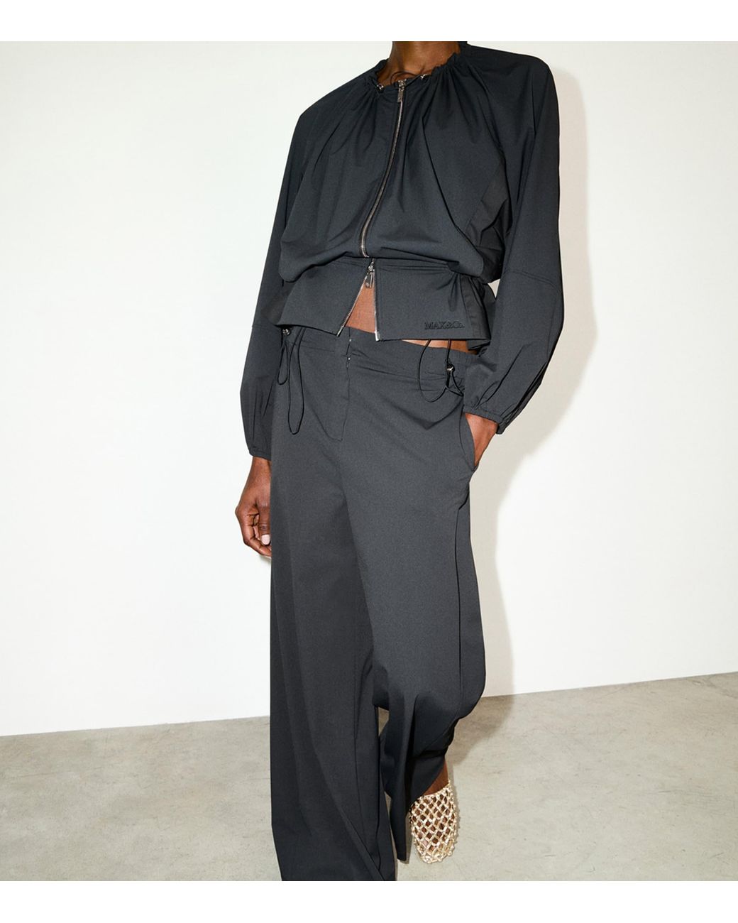 MAX&Co. Blue Technical Jersey Trousers