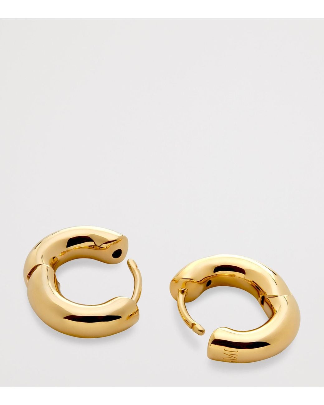 Monica Vinader Metallic Vermeil Huggie Hoop Earrings