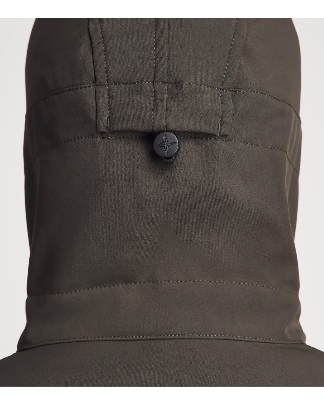 Stone Island Gray Light Soft Shell-R Hooded Jacket for men