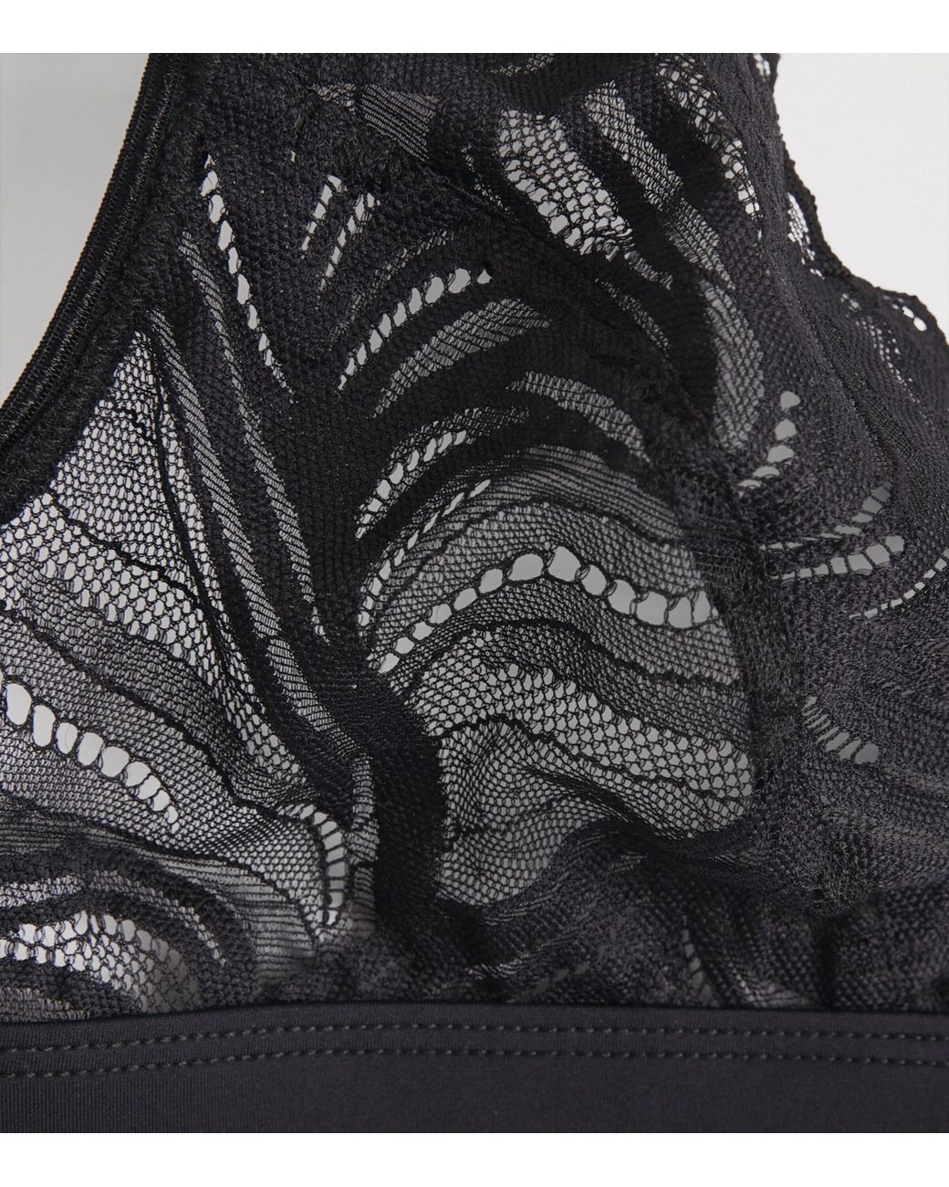 Falke Black Delicate Touch Triangle Bra