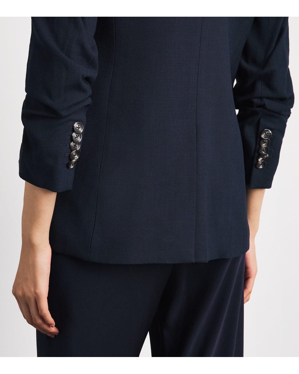 Veronica Beard Blue Battista Dickey Blazer