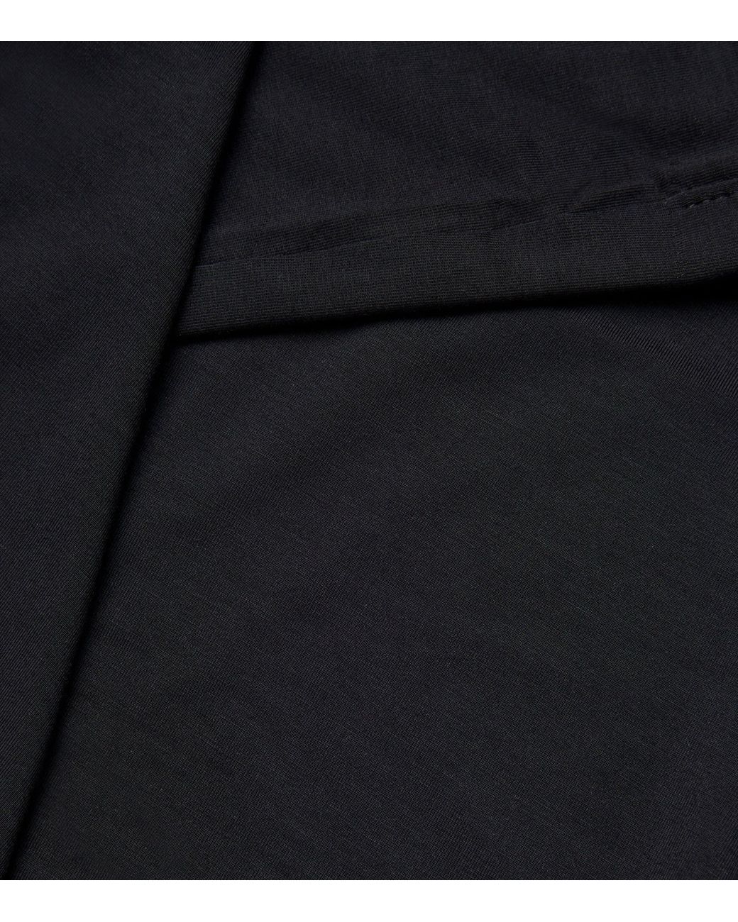 Derek Rose Black Micromodal Crew-Neck T-Shirt for men